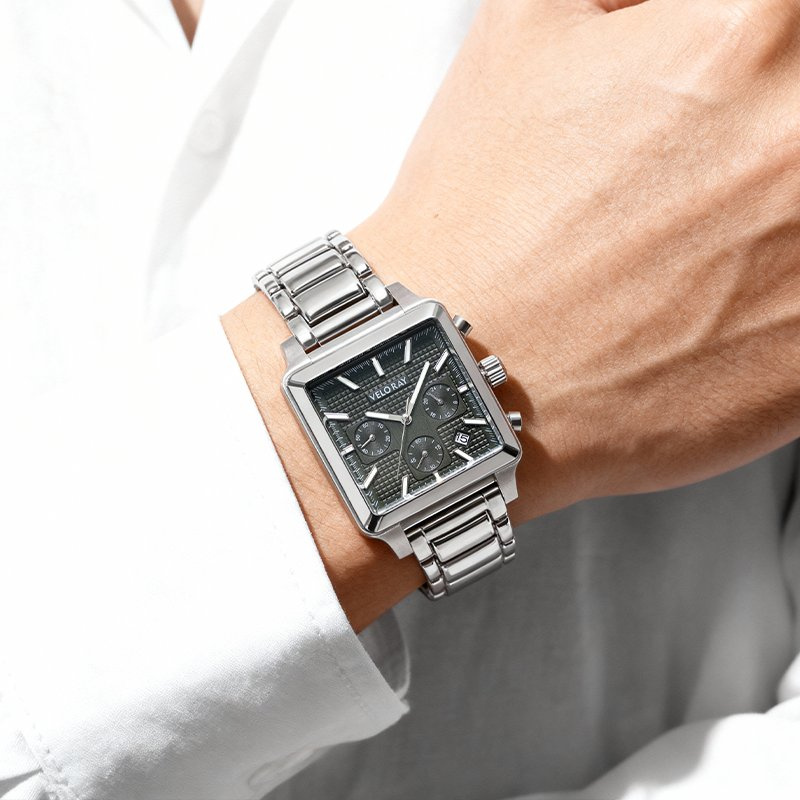 Men's Three-Eye Casual Watch - Premium Quartz Movement for Everyday Wear