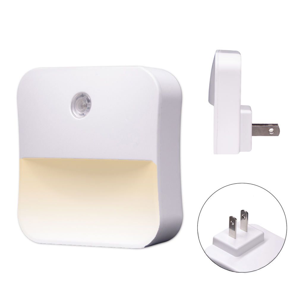 Adjustable Brightness Mini Warm White Dusk to Dawn Nightlight