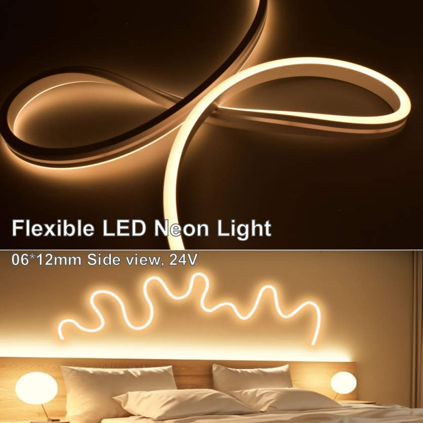 New Style 06*12mm Flexible LED Strip Light Neon Silicone Tube for Lighting Decoration
