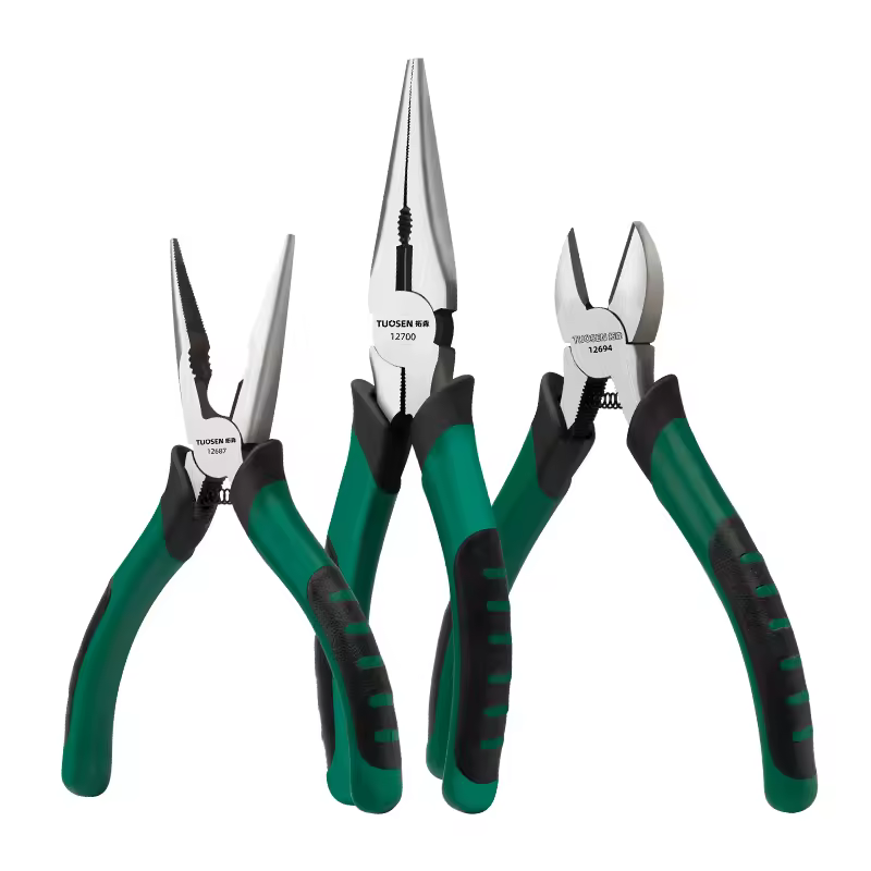 Factory Direct Diy Grade 8-inch Multifunctional Needle-nose Pliers 6-inch Industrial Diagonal Pliers Metric Oem Pointed Nose