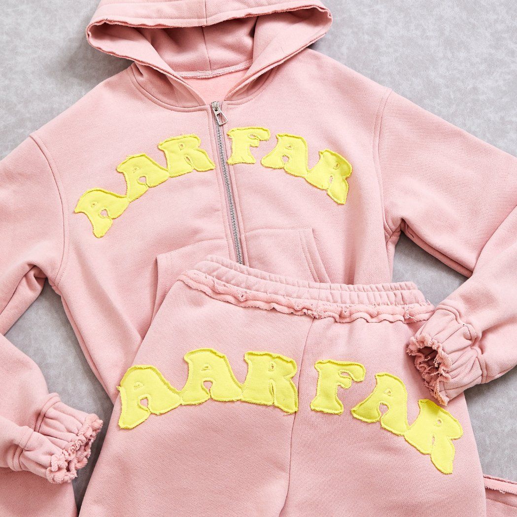 Trendy Streetwear Style Zip up with Bold Graphic Prints Modern Aesthetic Hoodie