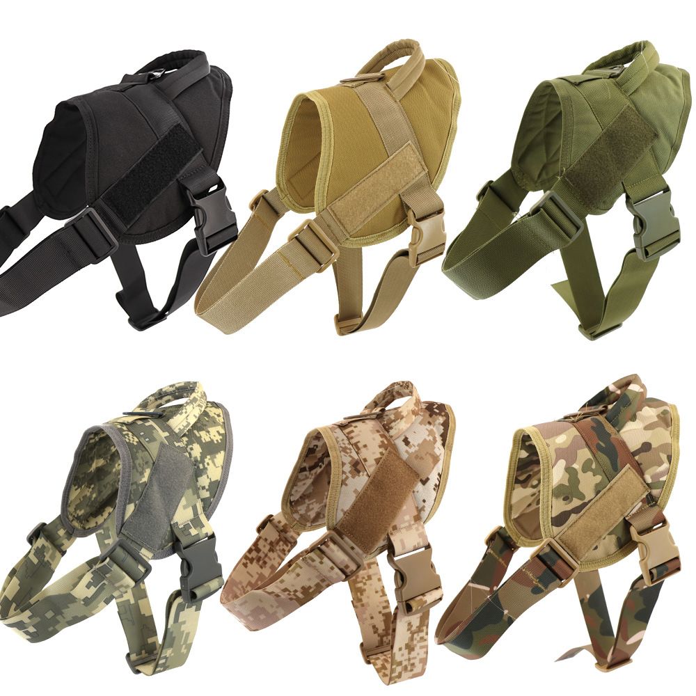 Tactical Training Dog Vest Light Patrol Dog Coat Spring/Summer Dog Vest K9 Chest Strap Tactical Dog Coat