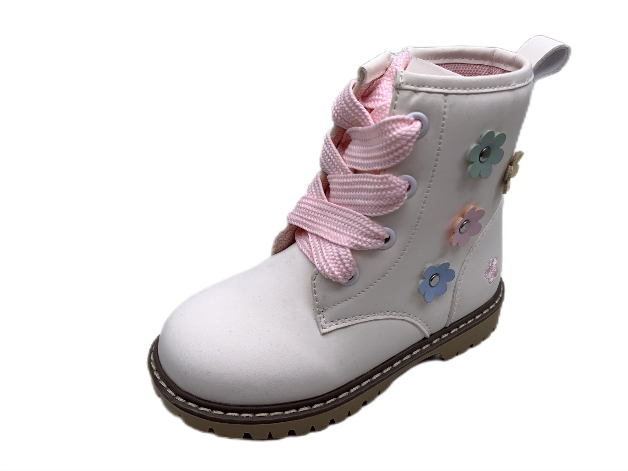 New Designed Comfortable Children Kids Shoes White Martin Ankle Boots