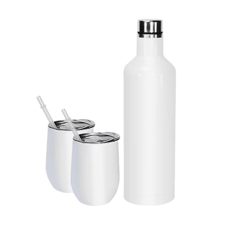 12oz Wine Tumbler Sets Insulated Stainless Steel Vacuum Insulated Wine Bottle Sets
