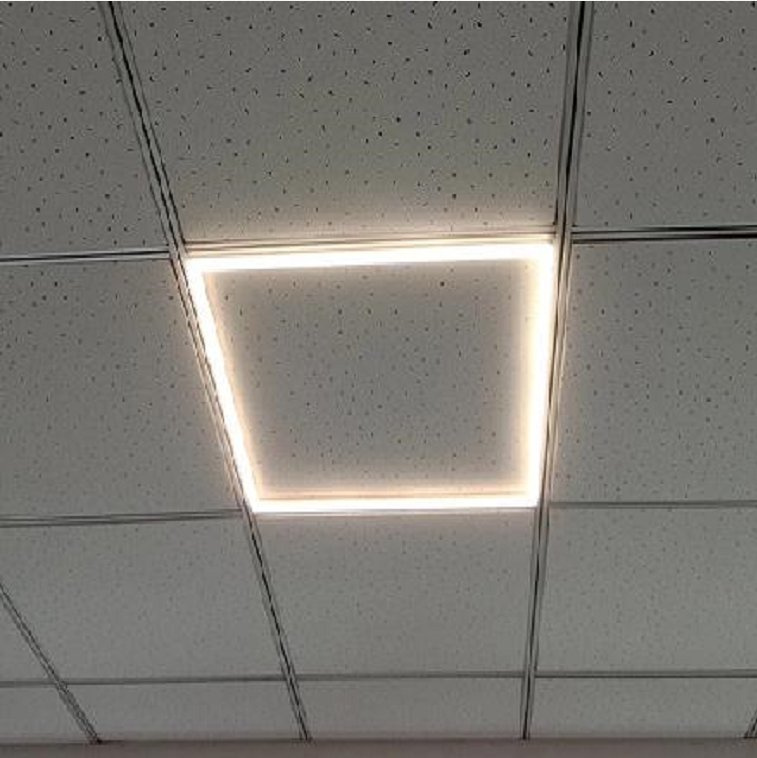 LED Frame Panel Lights 3000K Latest Design 600X600 Square Flat Lamps LED Frame Panel Lighting for Office School Hospital Mall