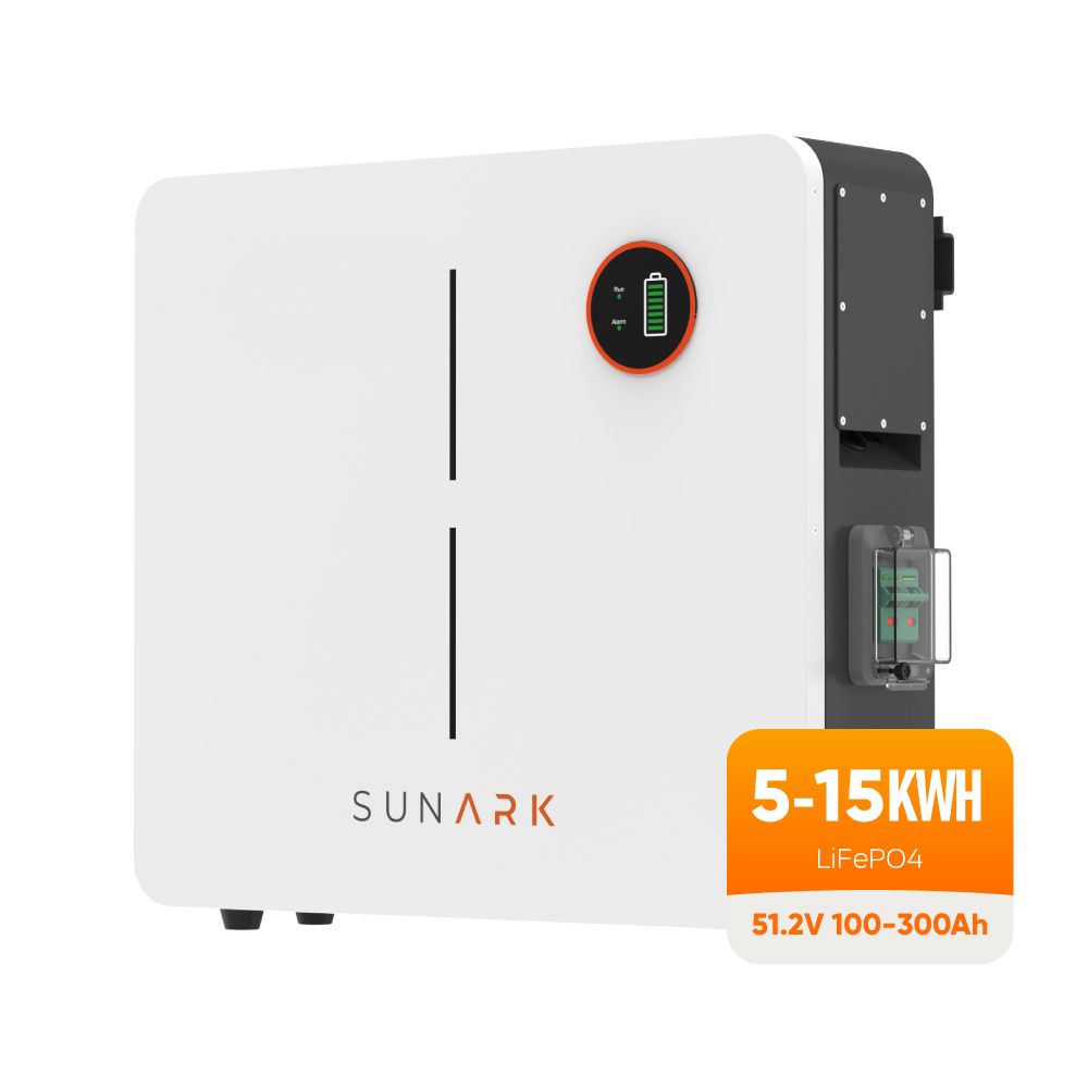Sunark Home Rechargeable Batteries 6000 Cycles 51.2V 5kwh 10kwh 15kwh 200ah 300ah Solar Lithium Battery Manufacturer