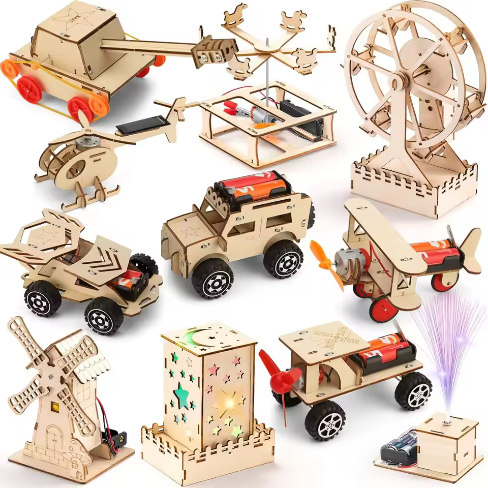 Wholesale High Quality Hot Selling Stem Toys Science Kit Engineering Educational Toys Wooden Stem Toy For Kids