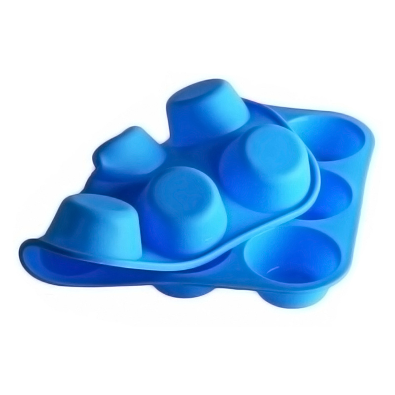 Factory Wholesale Silicone Bakeware 12 Cells Silicone Cupcake Mold Chocolate Mould