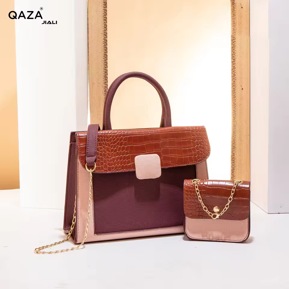 Jiali 2024 Lot Of Luxury Crocodile Leather Handbags For Women Custom Non-woven Tote Bags Main Damme En Vrac Pretty Handbags Bulk