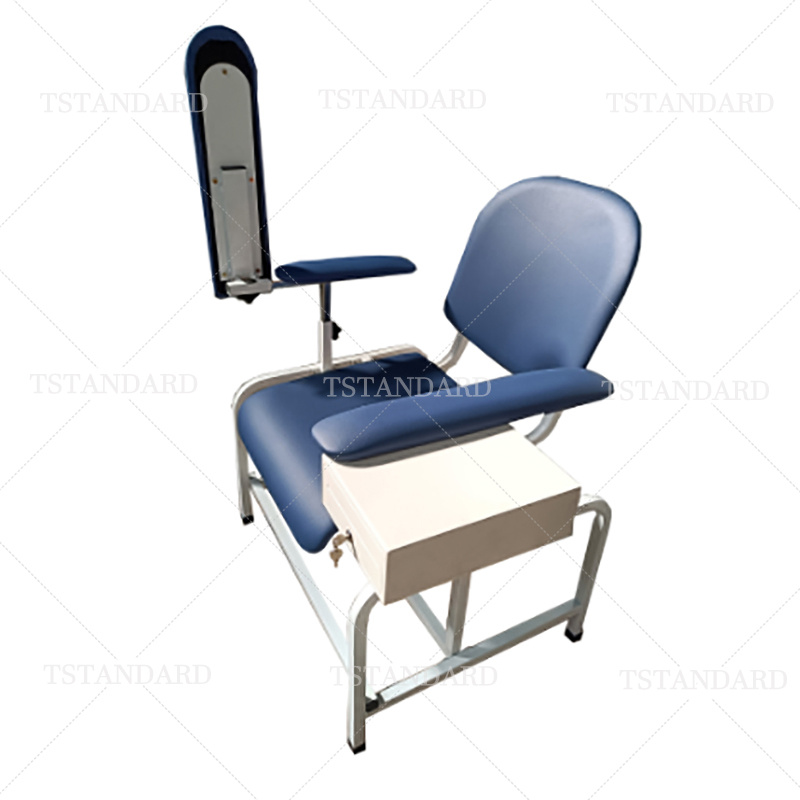 High Quality Hospital Furniture Hospital Blood Collection and Dialysis Nursing Chair Hemodialysis Chair with CPR