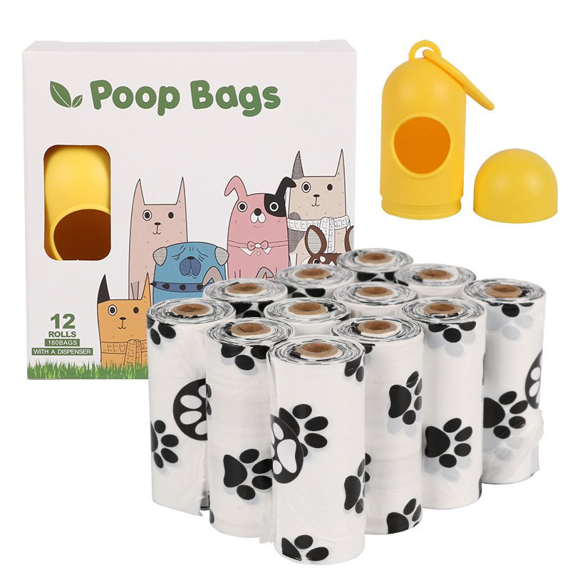 Clean up Products PE Biodegradable Box Packed Pet Dog Poop Waste Bag with Dispenser