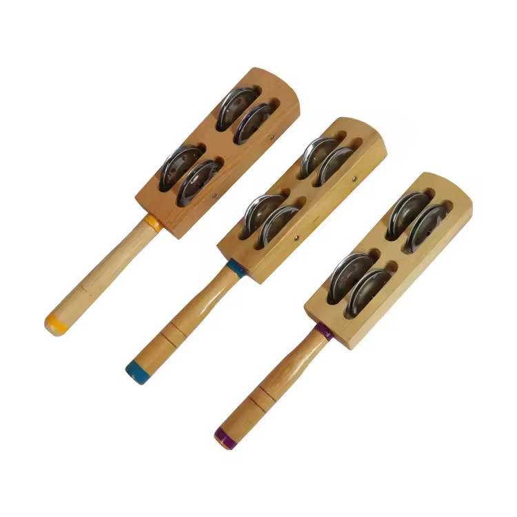 Modern Educational Percussion Musical Jingle Stick Plastic Instruments For Jingle Bells
