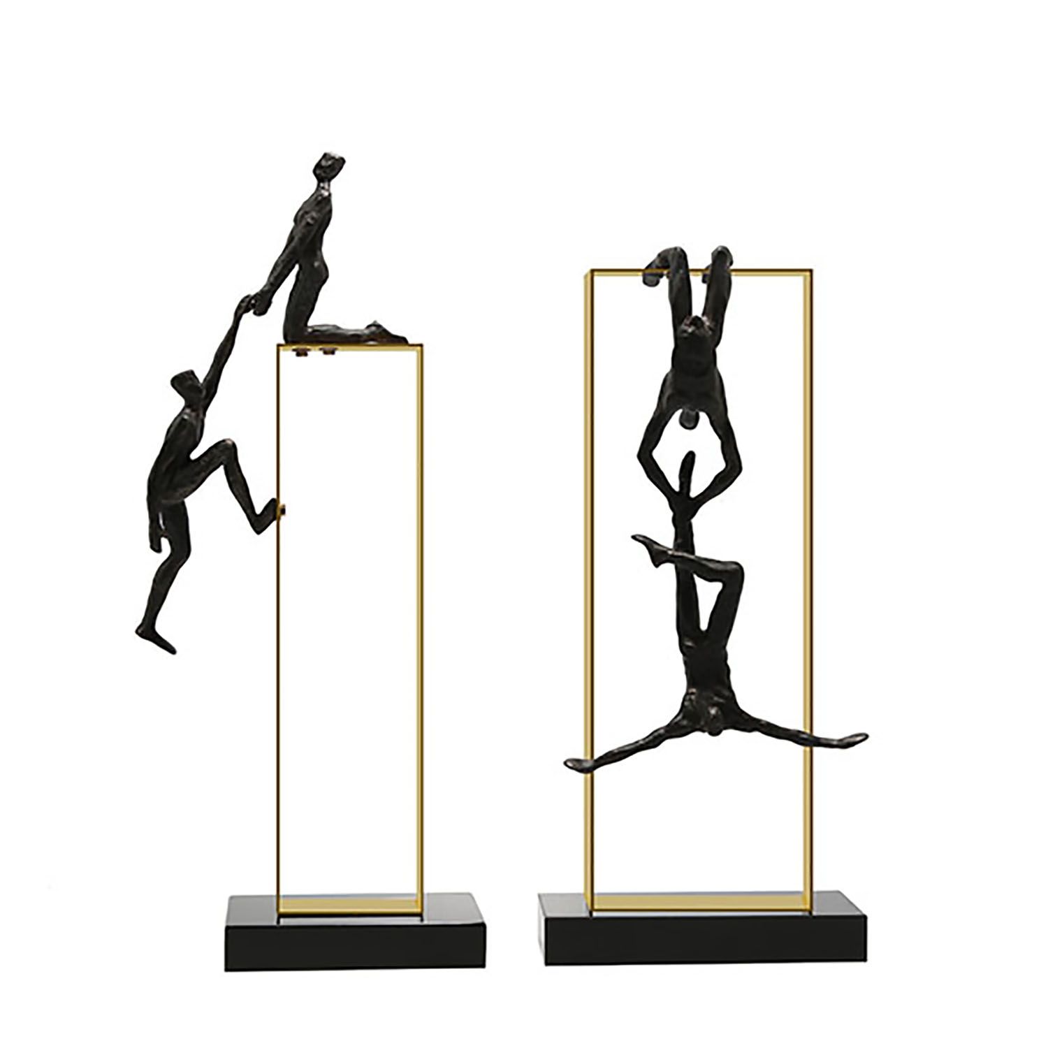 Wholesale Creative Gymnast Decorations, Character Homes Living Rooms Indoor Cast Iron Decorations