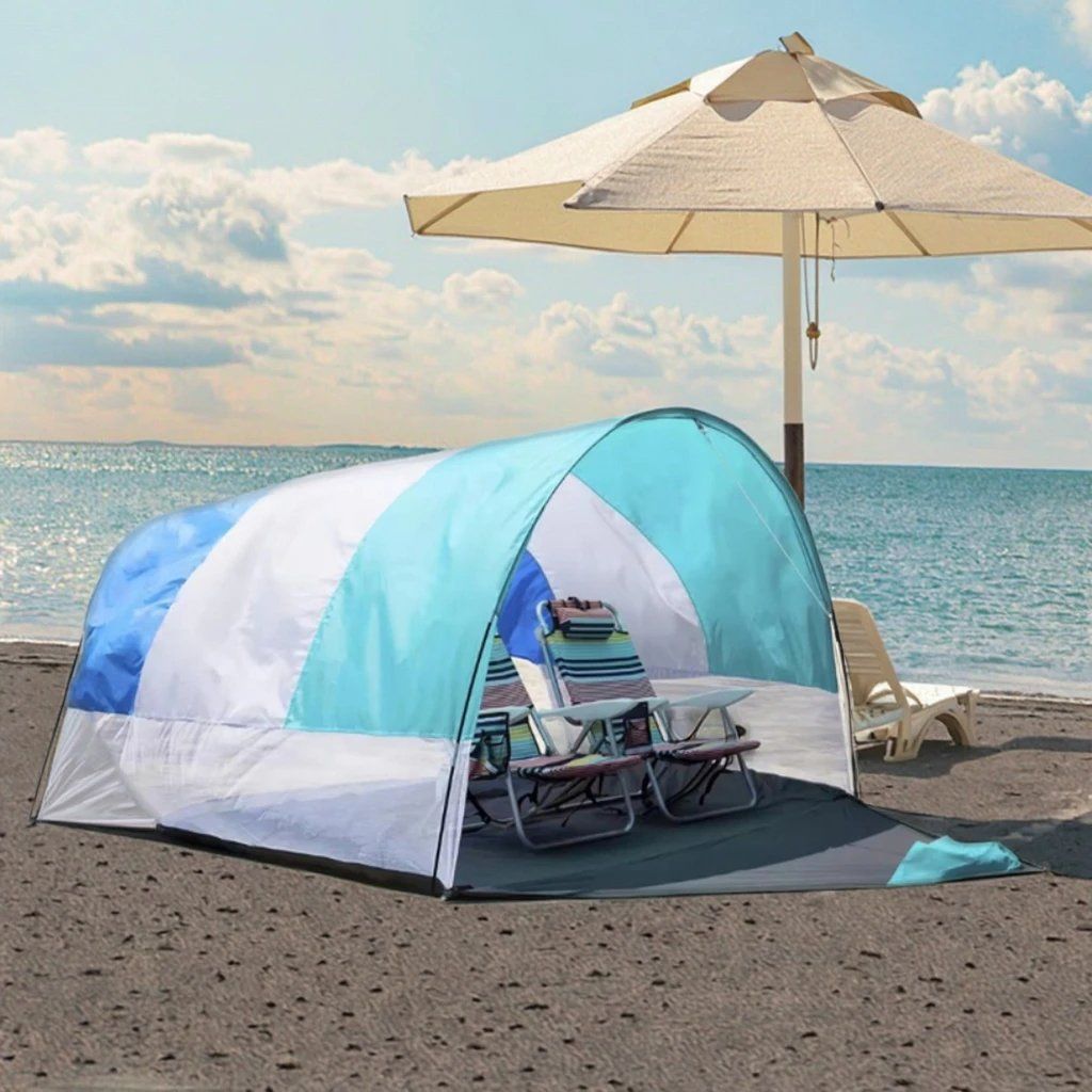 Hot Selling Large Portable Beach Tent Sun Shade Shelter Sunshade Outdoor Travel Beach Style Fashion Sunshade Hat