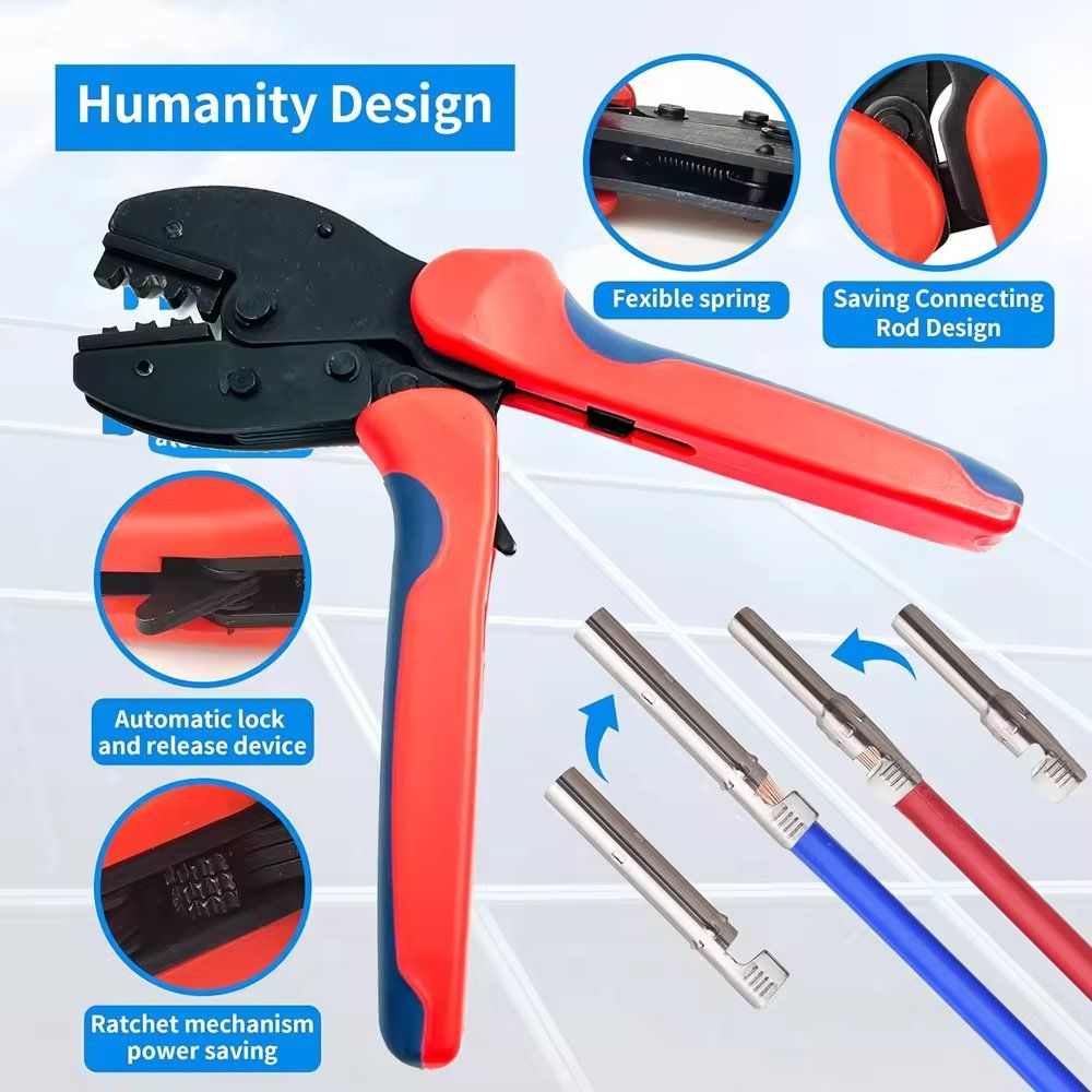 Ly2546b Crimping Tool for PV Connector Solar Cable PV Line Crimp Tools