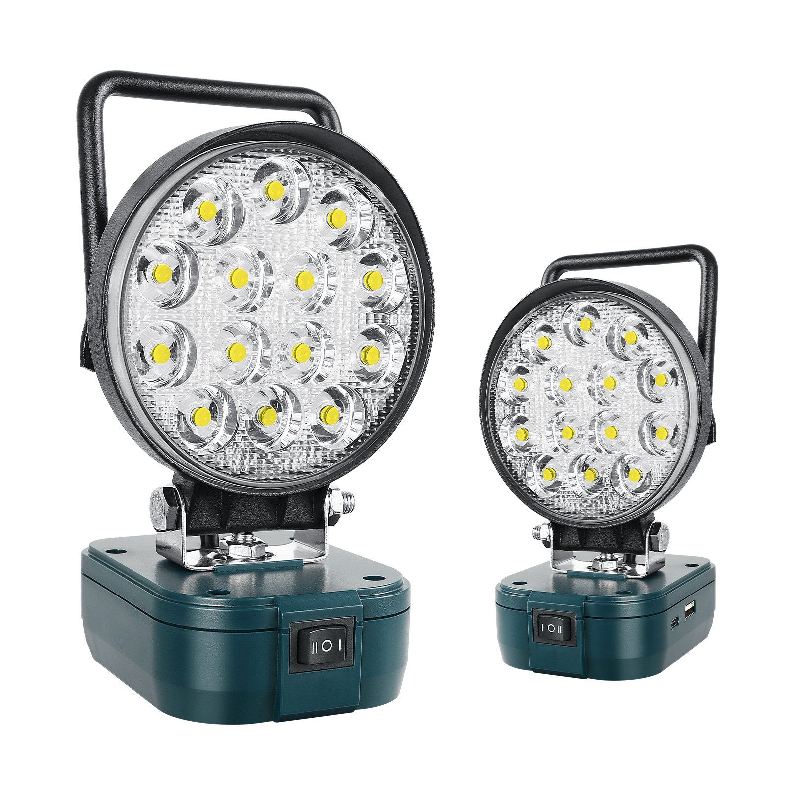 42W High Power LED Flood Light for Outdoor Work - Tapaodu Cordless Design Fits Bosch 18V (CE/RoHS)