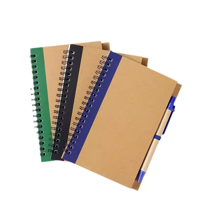 Hot Selling Stocks Daily Planner A5 Notepad Spiral Binding Custom Logo Printed Notepad