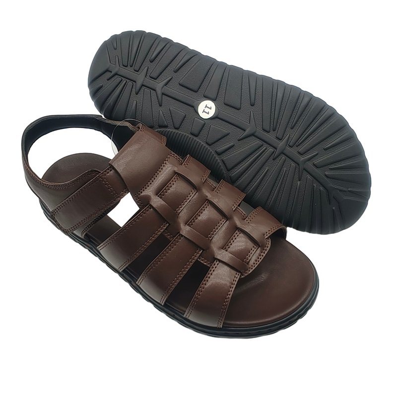 Best Selling Men Fashion Dual-Use Shoes Slippers Leather Sandals for Men Breathable Sandals for Men