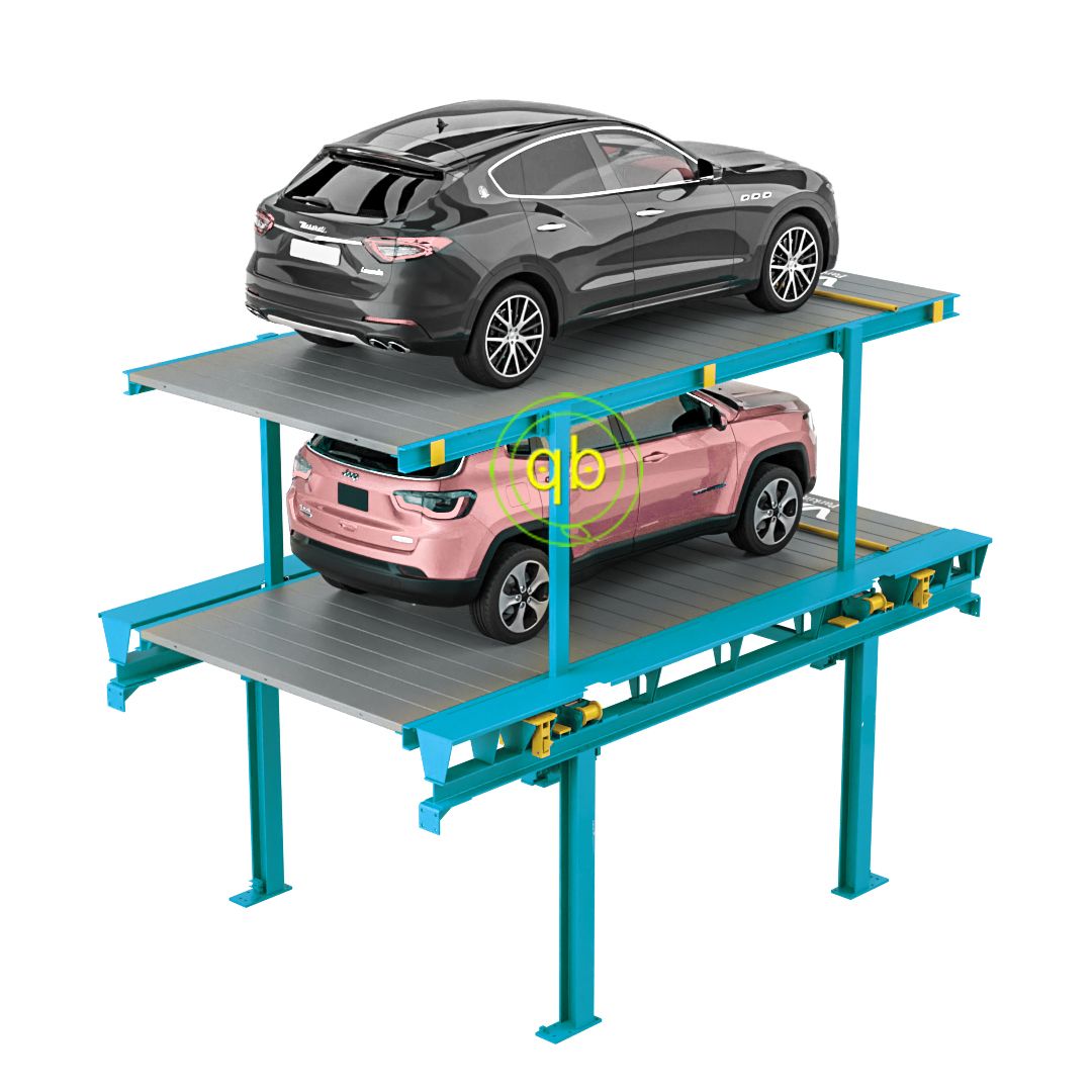 Mechanical 2-Level 3-Level Parking System Below Down The Ground