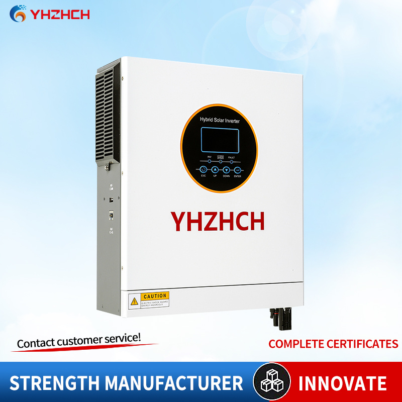 Yhzhch Reliable 6.2kw 3.5kw on-Grid and off-Grid Home Energy MPPT Monitoring Smart Efficent Pure Sine Wave Micro Hybrid Solar Inverter