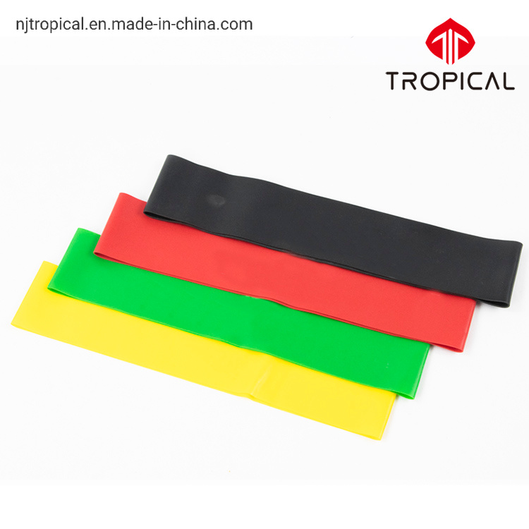 Gym Equipment Hip Belt Latex TPE Silicone Resistance Bands for Home Fitness