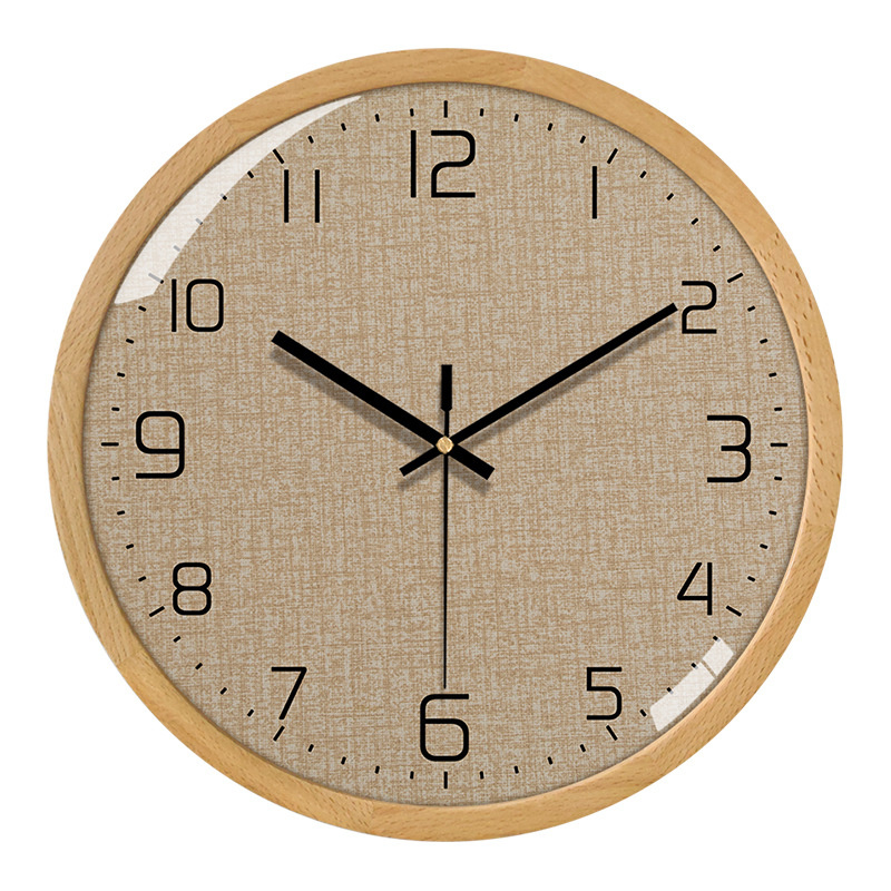 Best 12 inch Analog Quartz Wooden Wall Clock for Home Decorated
