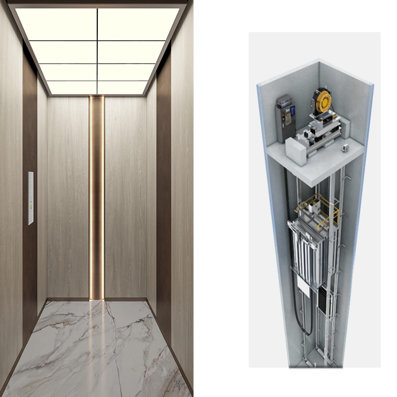 China Manufacturer Standard Economic Elevator Residential Luxury Home Electric Elevator