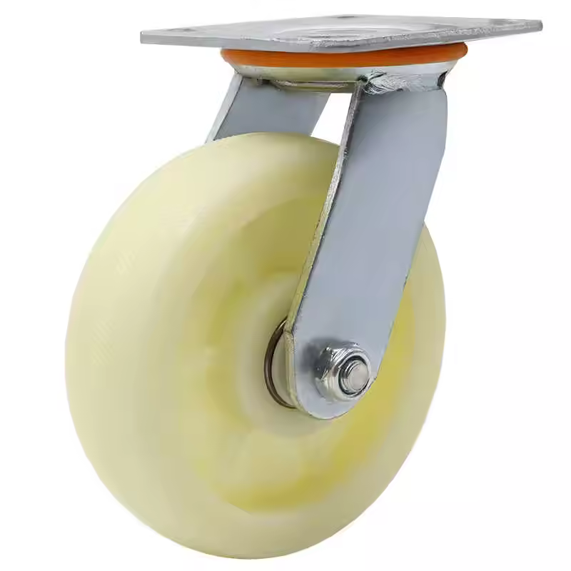 Heavy Duty Universal Directional Steering Wheel Base 4/5/6/8 Nylon Caster Wheels For Flat Trolley-premium Flat Trolley Casters