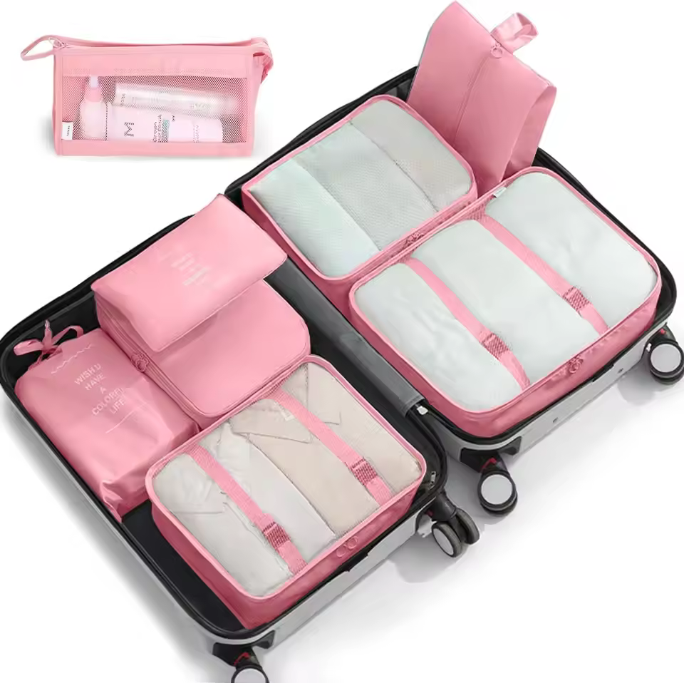 New High Quality Travel 7/8/9/10 Sets Packing Cubes Travel Storage Set Bag Luggage Packing Organizers For Travel Accessories
