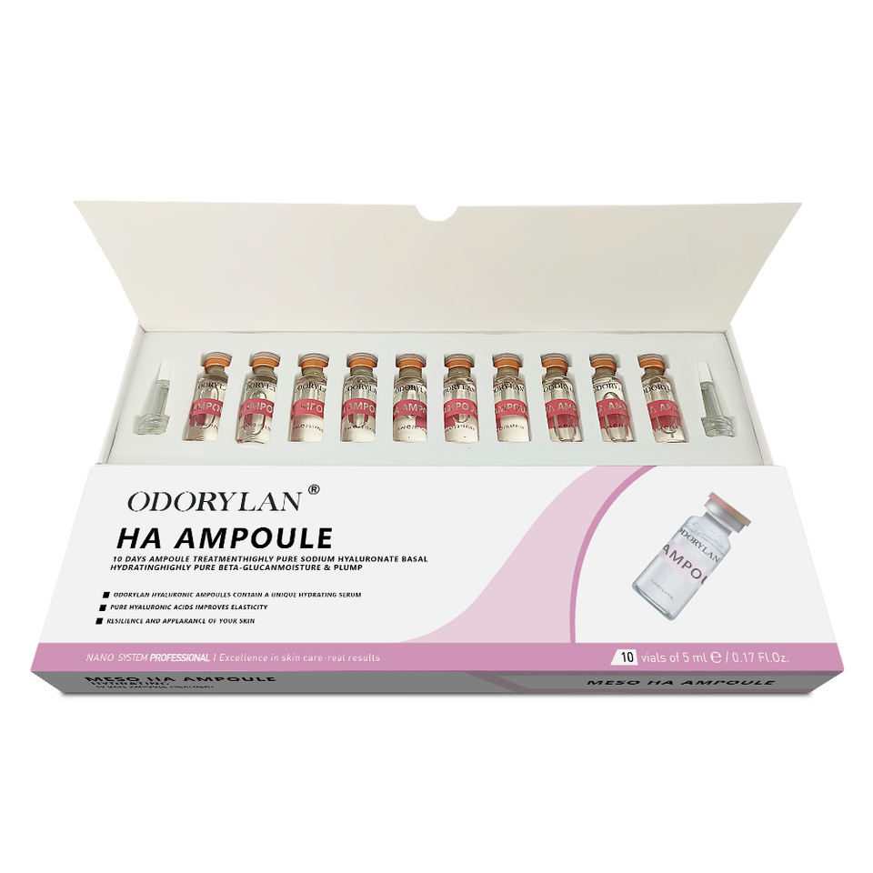 Wholesale Manufacturer Hyaluronic Acid Serum Ampoule Collagen Ha Hyaluronic Acid Skin Hydrating Moisturizing
