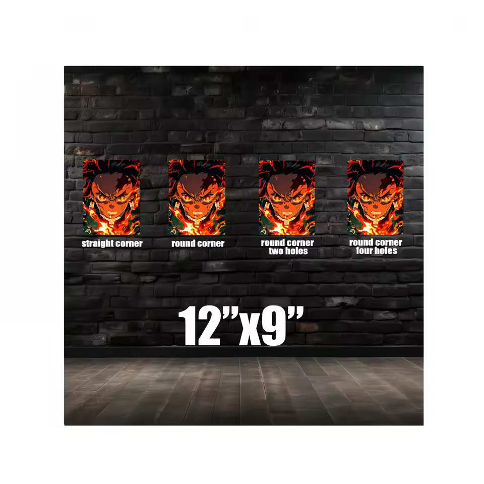 Rts 2025 Metal Tin Signs Plaque Anime Pinup Fox Girl Wall Decoration Vintage Posters Aluminum Painting Metal Prints 12x9inch