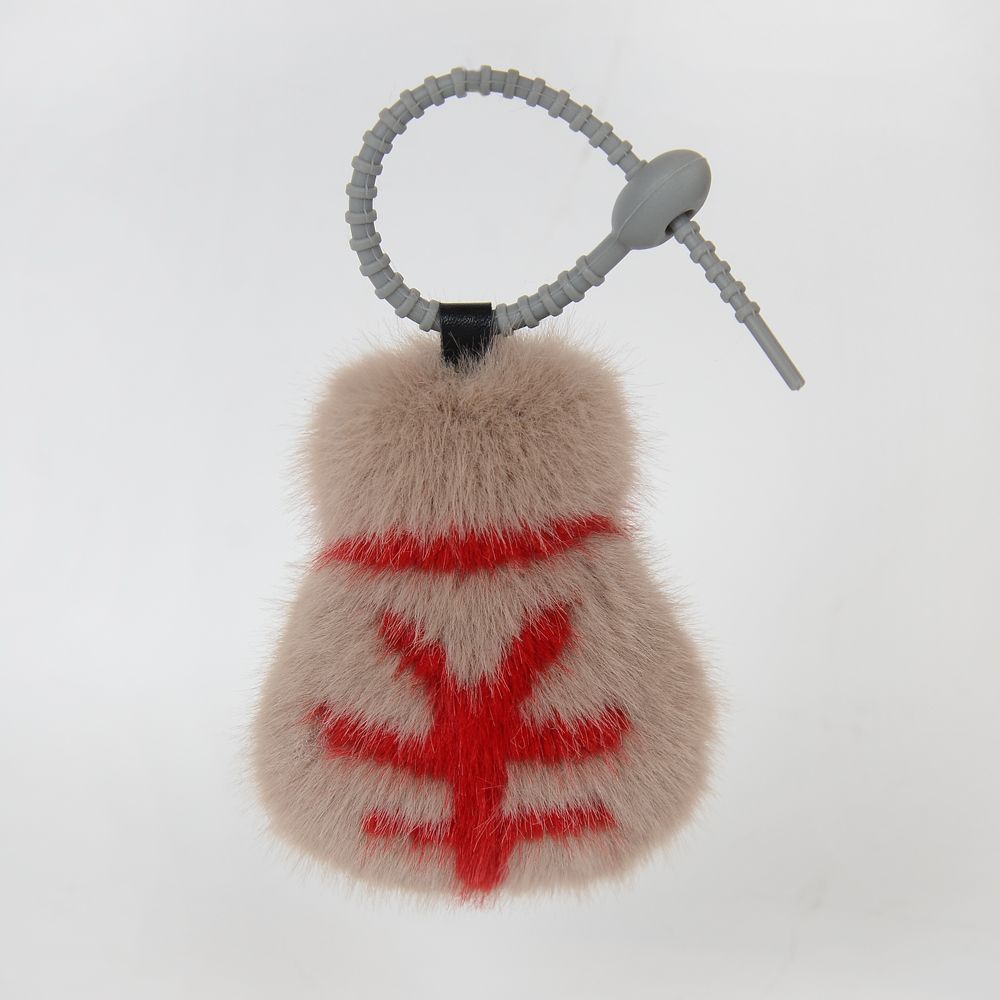 Factory Direct Faux Mink Money Pouch Charms Drawstring Design
