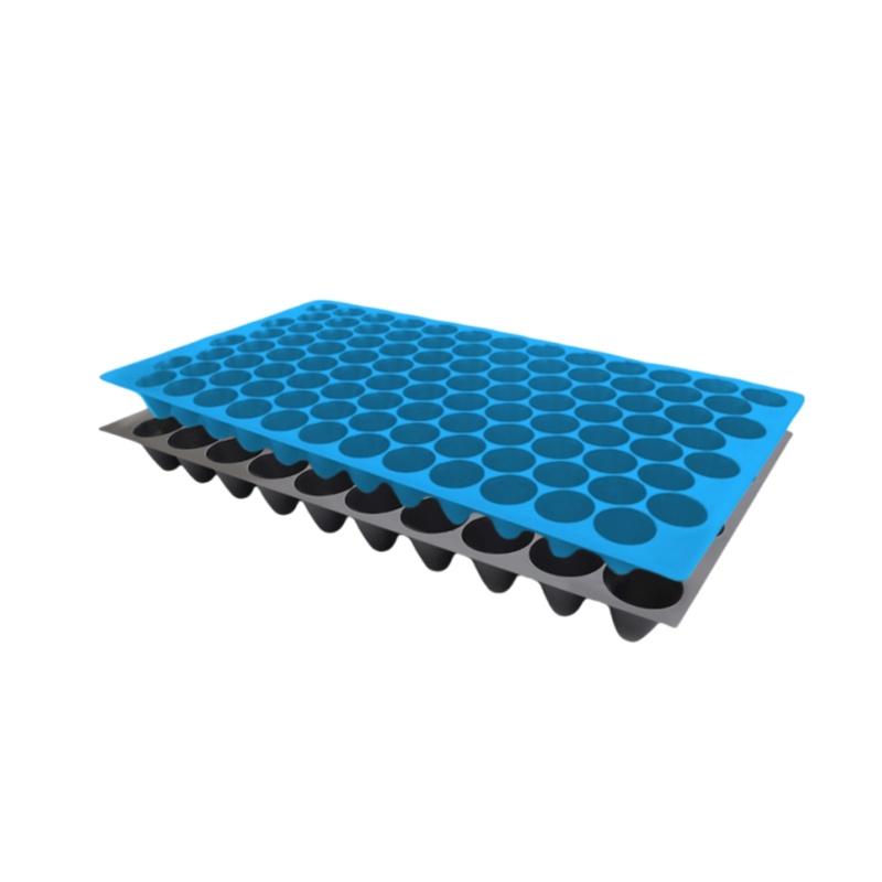 Premium 70-Hole Round Plastic Seedling Tray for Tomato Plants