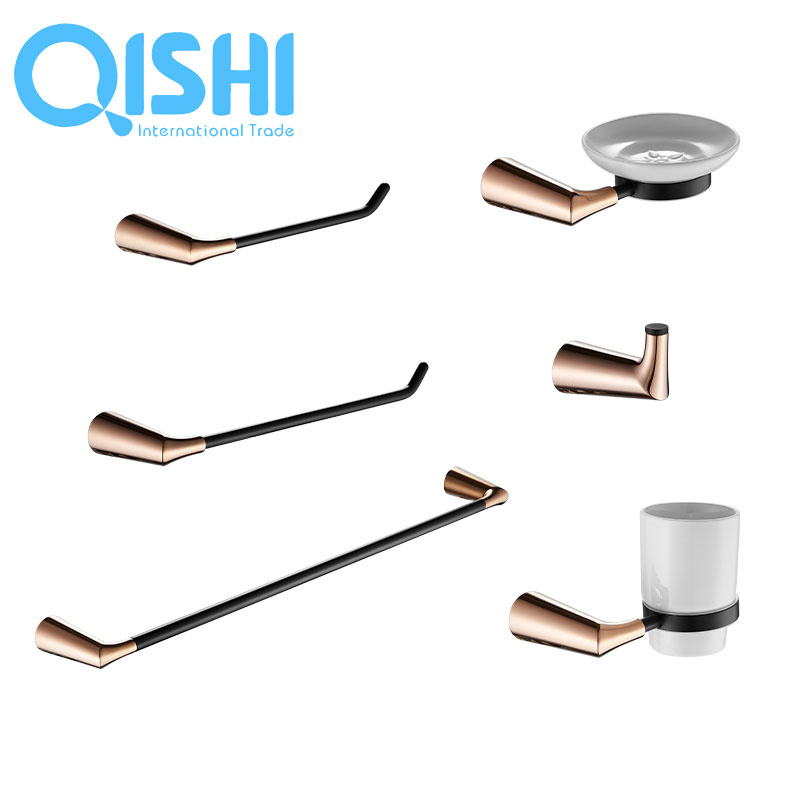 Rose Gold Zinc Alloy Home Hotel Bathroom Accessories Wholesale Price