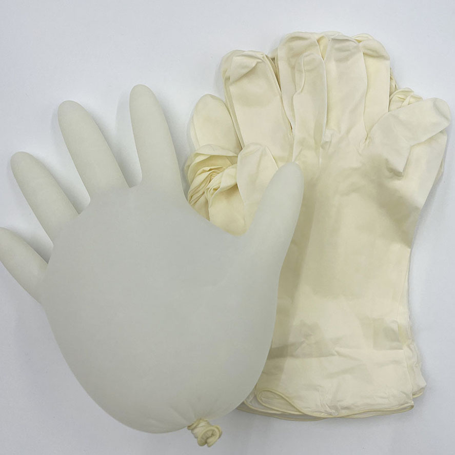 Premium Powder Free Disposable Latex Examination Gloves Medical Grade