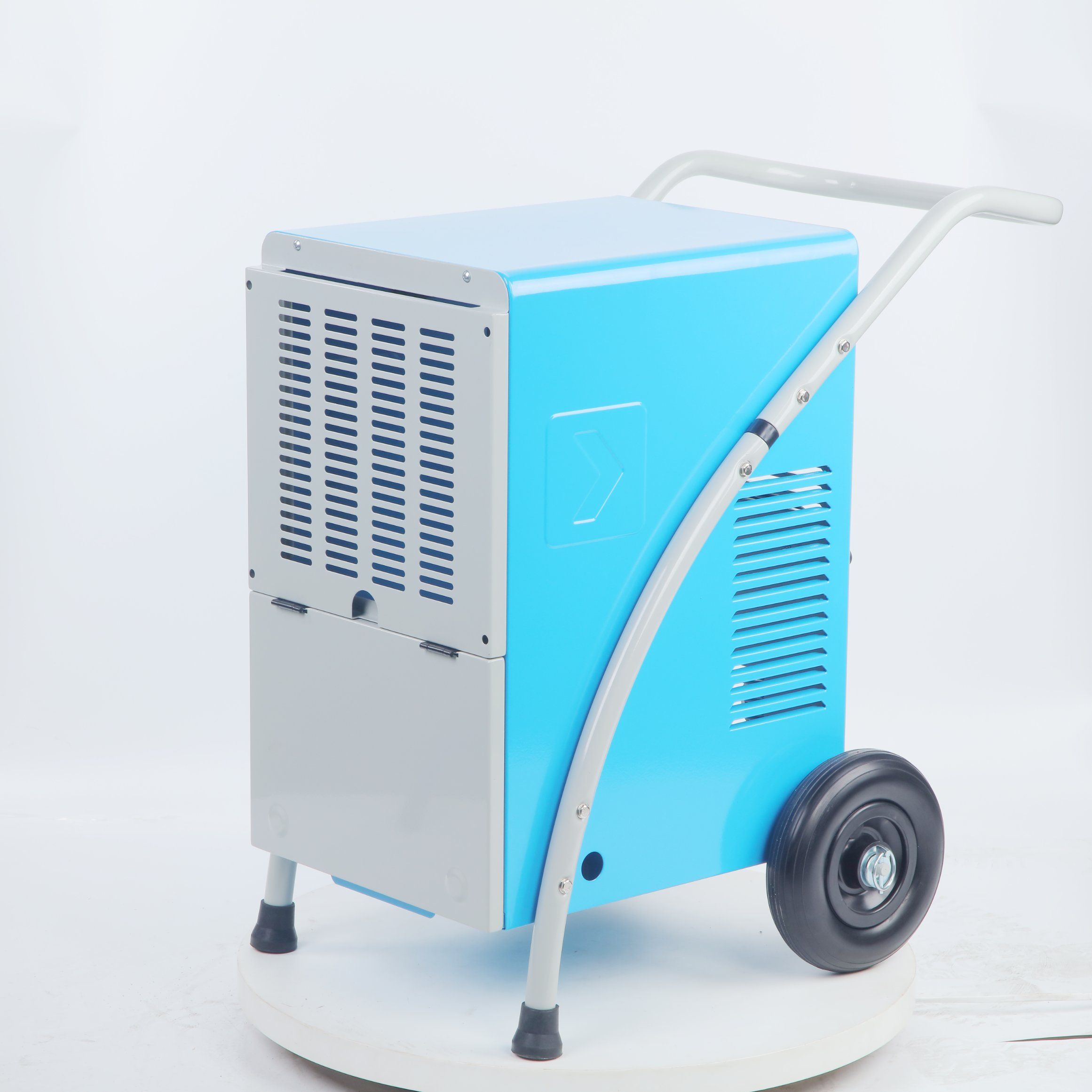 730W Wholesale Easy to Move Eelctric Home Handle Industrial Dehumidifier with Wheel