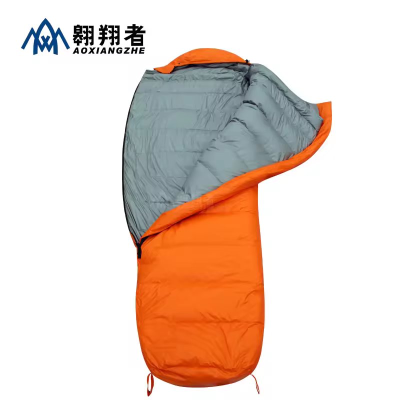 Direct Sale Customizable Lightweight Down Mummy Sleeping Bag For Winter Professional For Mum Made Of Polyester Fabric