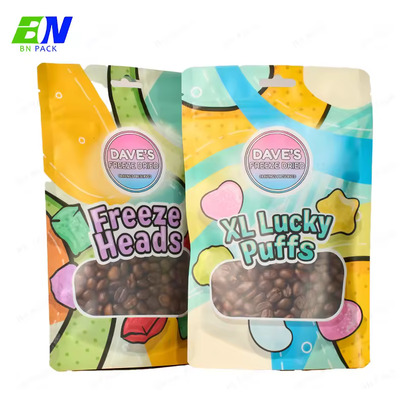 100pcs Moq Resealable Zipper Pouches-Food Grade Pe Bags For Candy,Snacks,Coffee & Tea Packaging