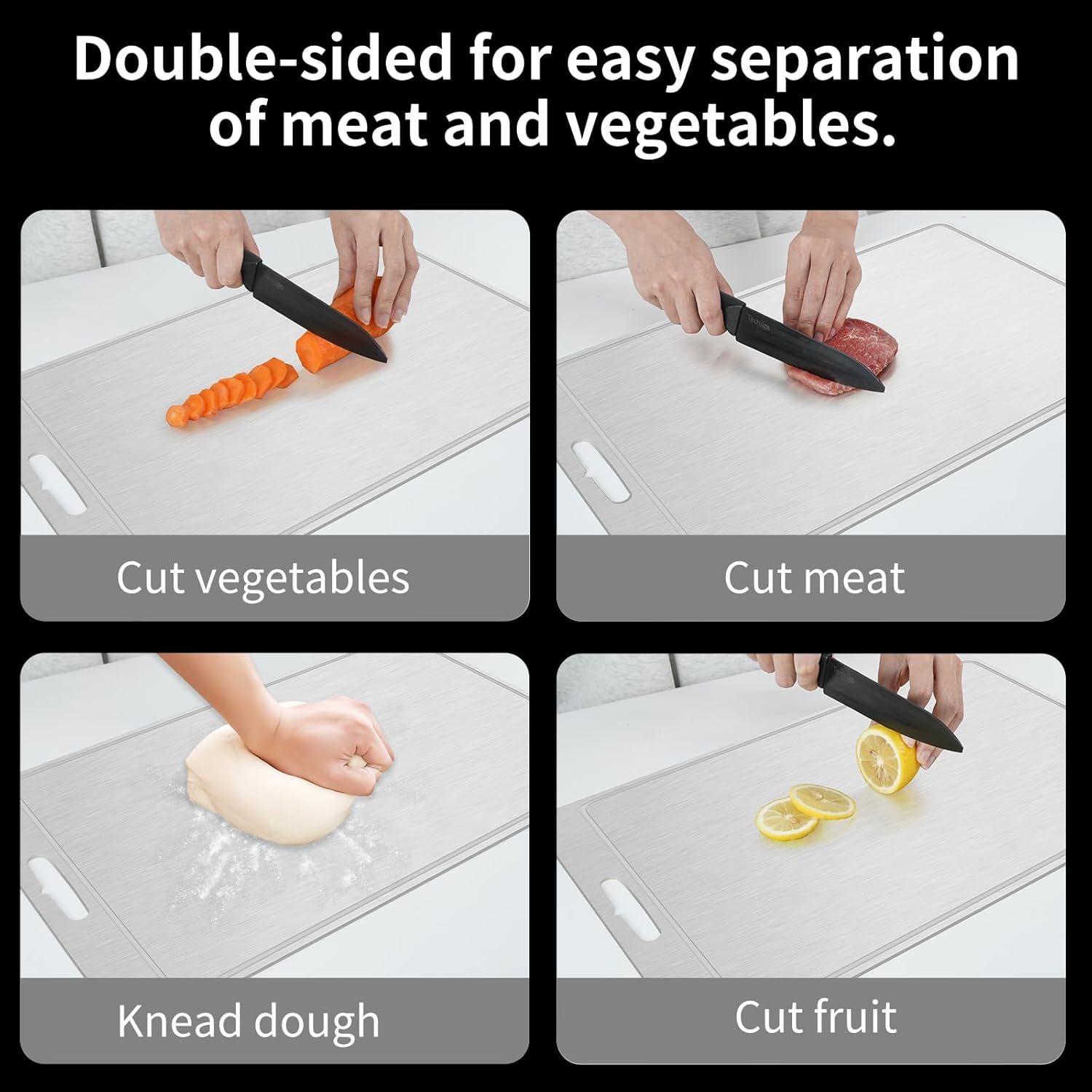 New Style Pure Titanium Household Cutting Board Antibacterial Mildew-Proof Sink Design