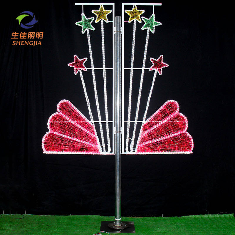 Decorative PVC Garden Light Led Lighting Wholesale Customized New Christmas Decoration 2D Led Motif Lights