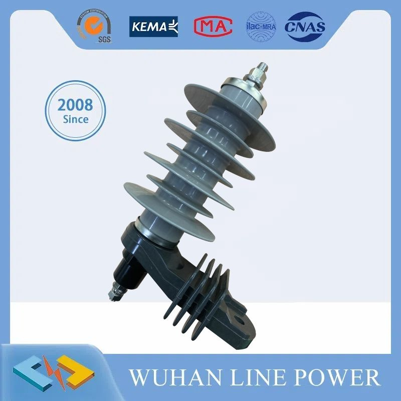 15kv 10ka Electrical Surge Arrester with Polymer Housing and Gaps
