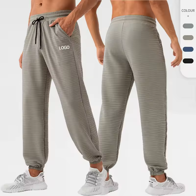 Ready To Ship Euro Size Men's Lightweight Jogger Pants Athletic Workout Running Pants Tapered Joggers For Men With Pockets