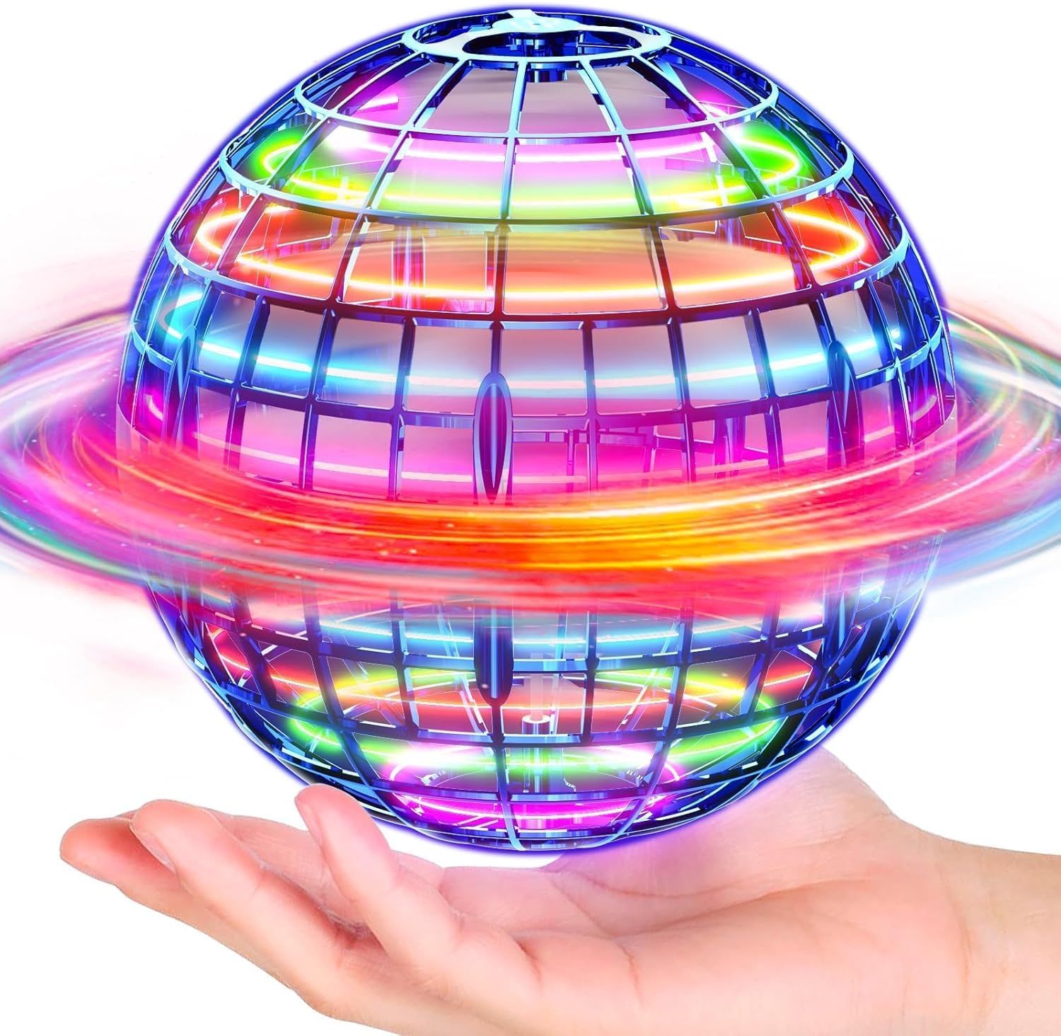 Wholesale Flying Orb Ball with Dazzling Lights, Magic Hover Spinner, Cool Boomerang Flying Drone, Floating Cosmic Globe for Kids Toys Cool Mini Drone