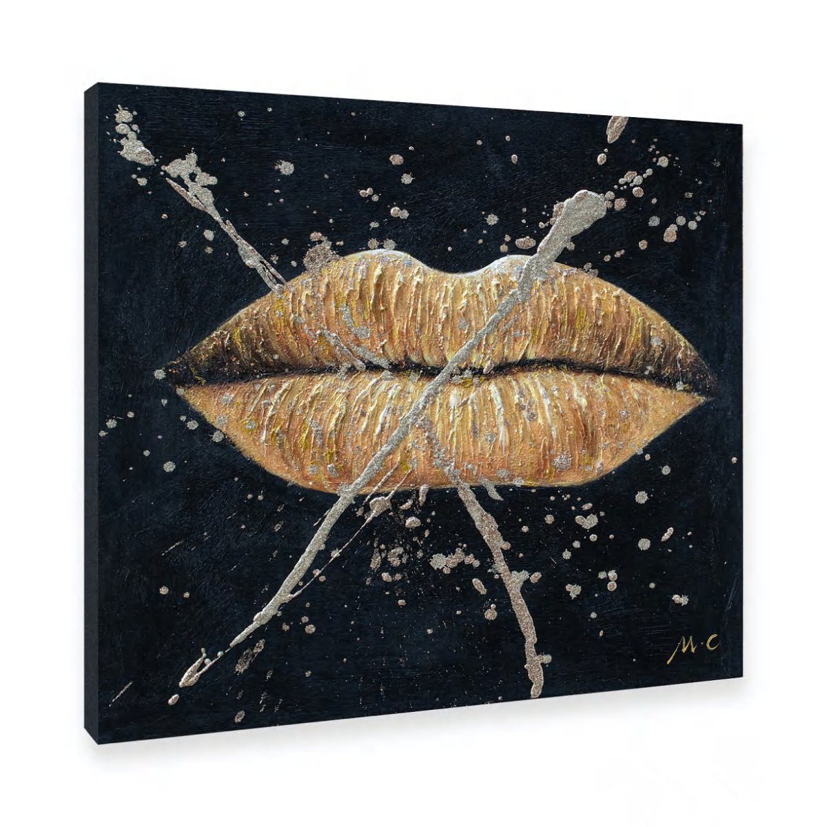 Lips Wall Art Canvas Prints Home Decoration Handmade Oil Painting