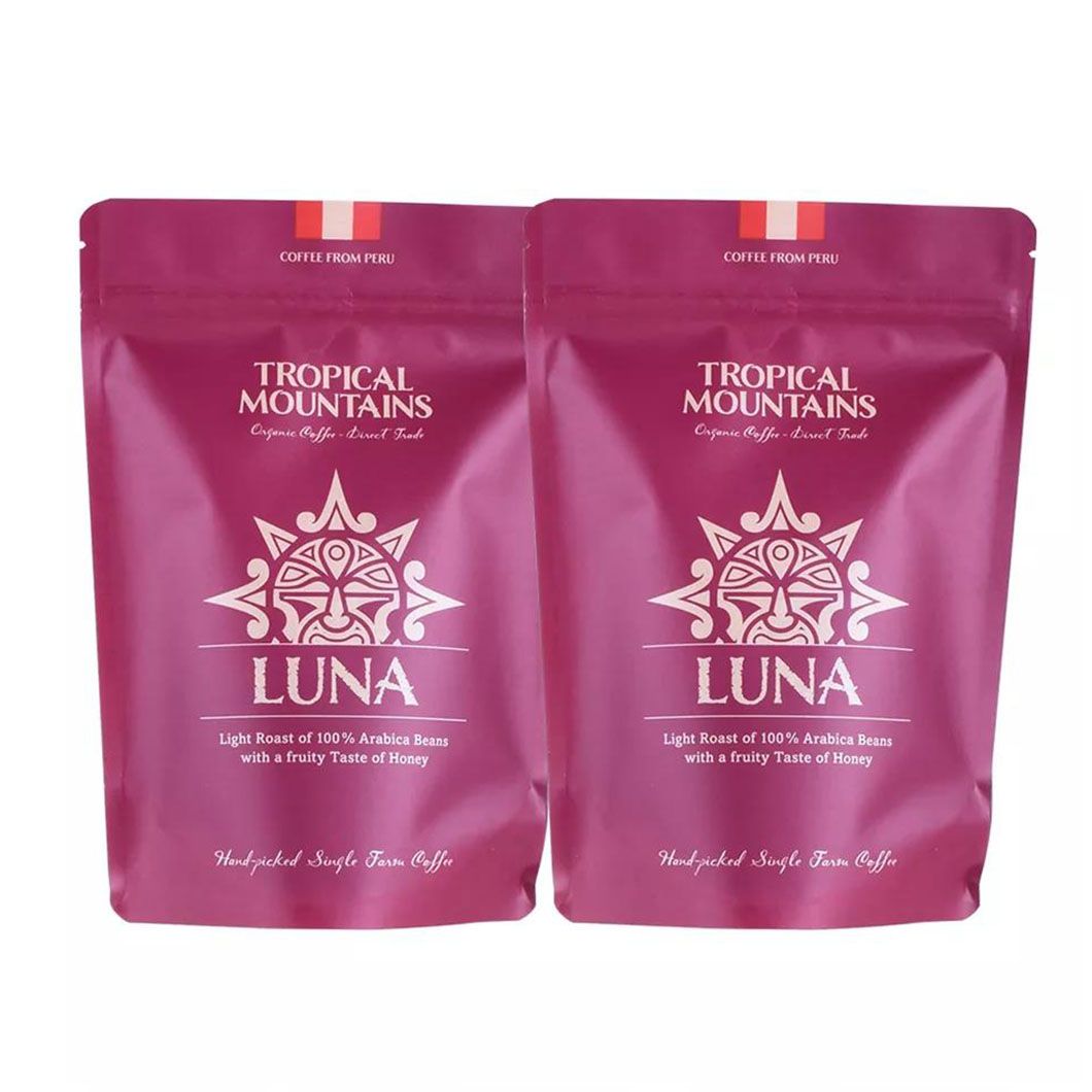 High Quality Printing Waterproof Recyclable Zip Lock Coffee Bean Bag Stand up Food Packaging Pouch