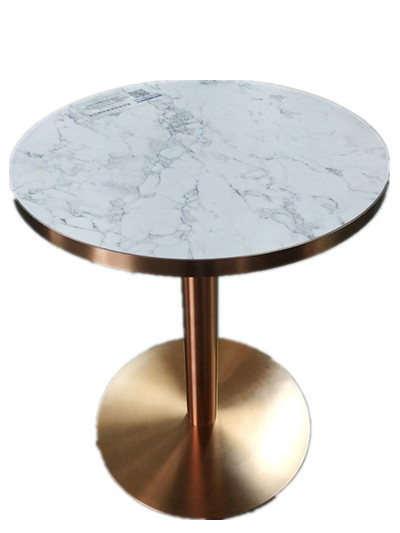 Commercial Furniture Parts Metal Edge Formica Finish Table Top