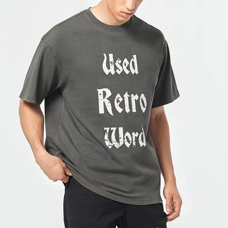 High Quality DTG Printed Short Sleeve Men's Cotton T Shirt