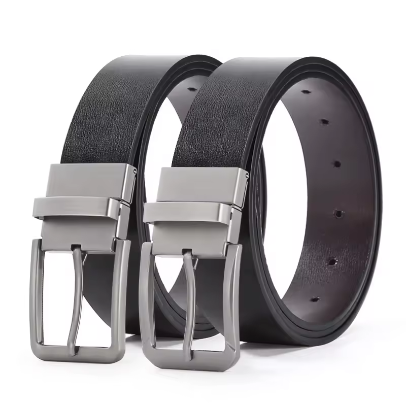 2024 New Design Man Belt Reversible Buckle Black Strap Tpu Strap Needle Belt Male Belt For Jeans 120cm 130cm
