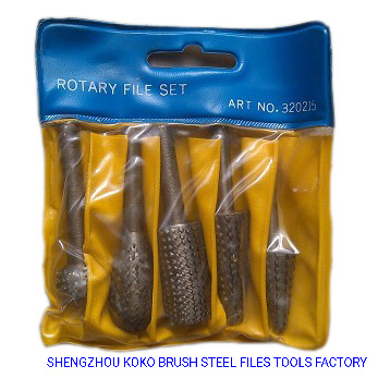 Power Tools 5PCS Set Steel Rotary File for Grinding Polishing