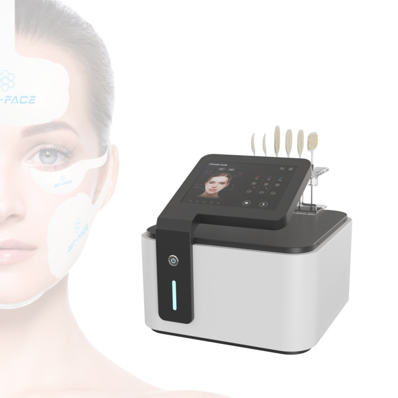 Ofan PE Face Massage EMS RF Facial Lifting Wrinkles Remover Firming Skin Tightening Microcurrent Facial Toning Device Beauty Machine